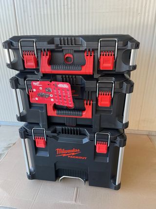 Set 3 Milwaukee PACKOUT Valigie Modulari