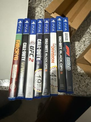 PS4 Pro 1TB + 3 Controles + 8 Juegos + Volante