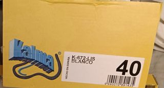 Zapatos blancos homologados nuevos