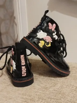 Botin Minnie Mouse Infantiles Charol