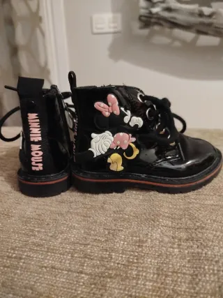 Botin Minnie Mouse Infantiles Charol