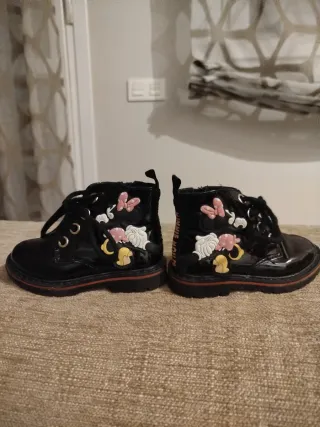 Botin Minnie Mouse Infantiles Charol