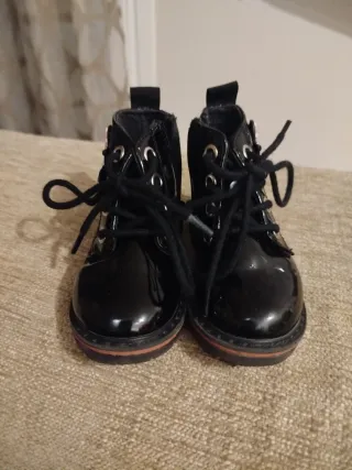 Botin Minnie Mouse Infantiles Charol