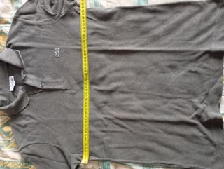 Polo Lacoste manga larga verde oscuro