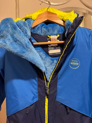 Tuta da neve Decathlon blu elettrico/blu navy