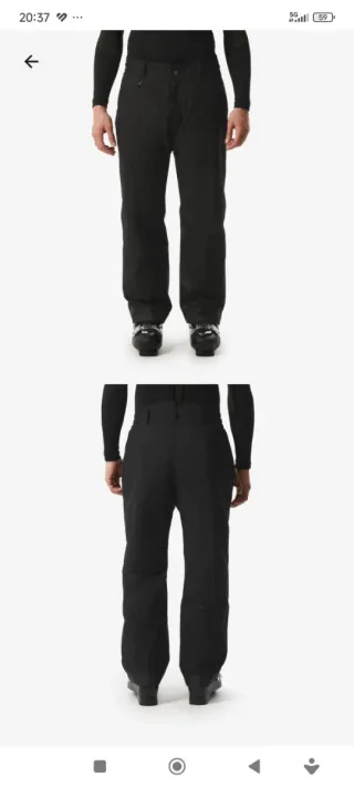 Pantalón esquí Decathlon impermeable