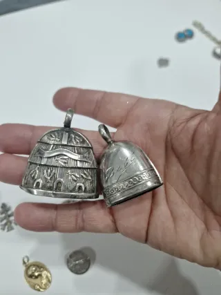 Lote Colgantes Plata y Oro