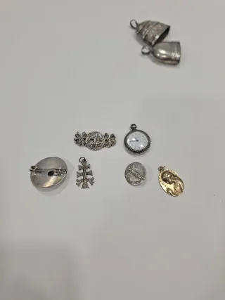 Lote Colgantes Plata y Oro