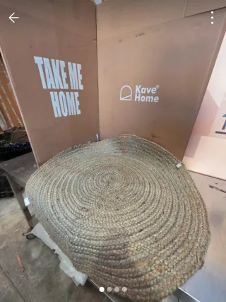 Tappeto rotondo Kave Home in juta