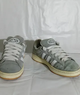 Adidas Campus Sneakers Grigie Bianche