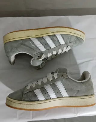 Adidas Campus Sneakers Grigie Bianche