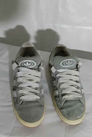 Adidas Campus Sneakers Grigie Bianche