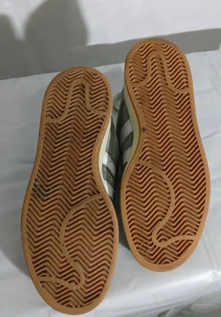 Adidas Campus Sneakers Grigie Bianche