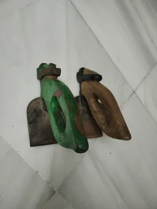 Pareja Azuelas Carpintero Antiguas