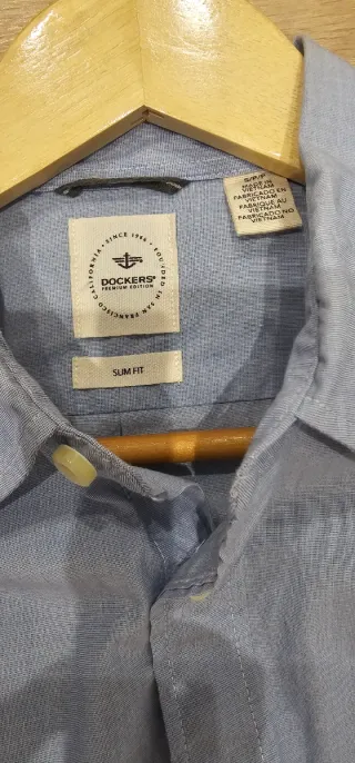 Camisa hombre marca Dockers. Talla S. Nueva