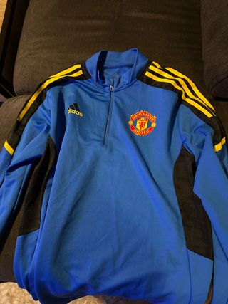 Chándal Manchester United Adidas Azul Amarillo
