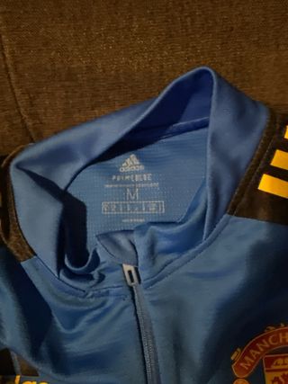Chándal Manchester United Adidas Azul Amarillo