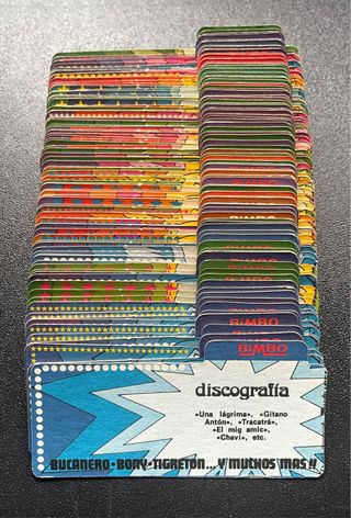 DISCOGRAFIA BIMBO. 87 FICHAS. CASI COMPLETA