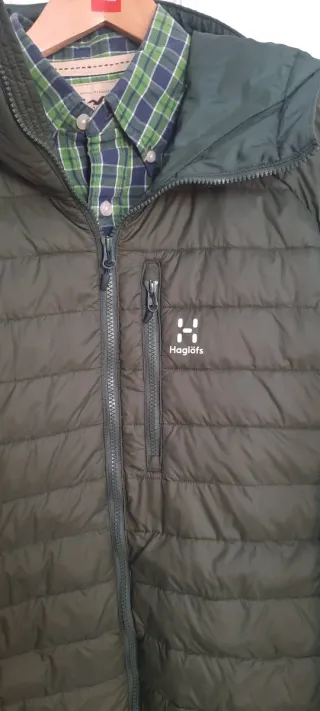 Chaqueta Plumas Haglöfs Verde