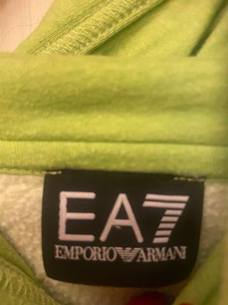 Sudadera EA7 Emporio Armani Talla L Verde