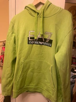 Sudadera EA7 Emporio Armani Talla L Verde