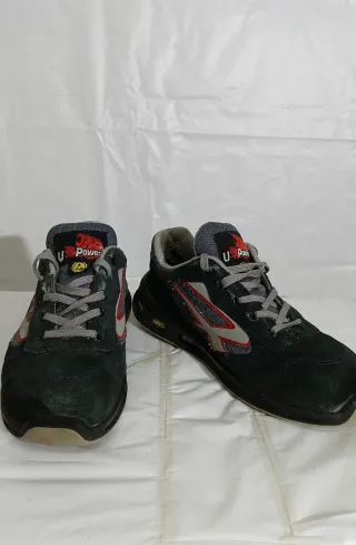 Scarpe antinfortunistiche U-Power nere/grigie