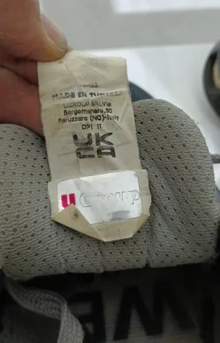 Scarpe antinfortunistiche U-Power nere/grigie