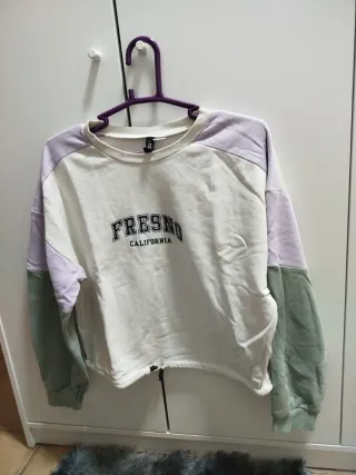 Sudadera H&M colores bloques