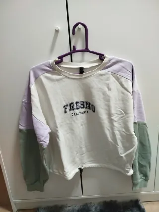 Sudadera H&M colores bloques