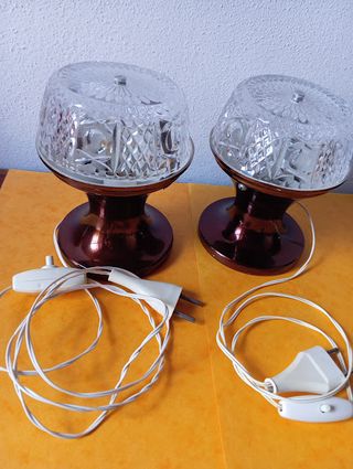 Coppia Abat-Jour Vintage Anni '60