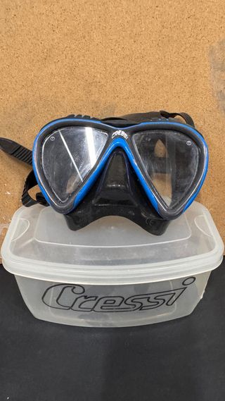 Equipo de buceo completo CRESSI amarillo y negro