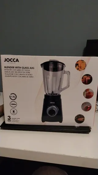 Batidora Jocca con Jarra de Cristal 1.5L 1000W