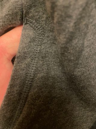 Sudadera Armani L gris y negra