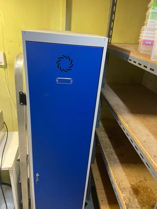 Taquilla de trabajo azul