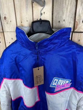 Chaqueta T-M De Moto Clover Competicion Azul