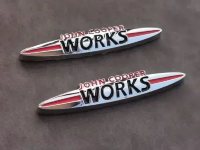 Emblemas JCW Laterales para Mini Cooper One