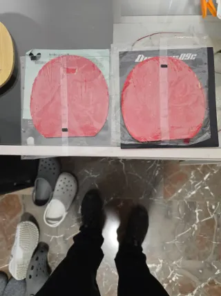 Gomas de tenis de mesa Dignics 09c + Tenergy 05