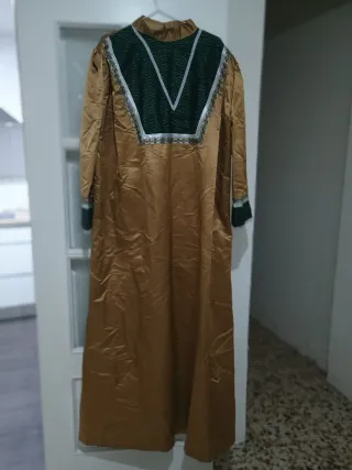 Disfraz Rey Mago Marrón y Dorado