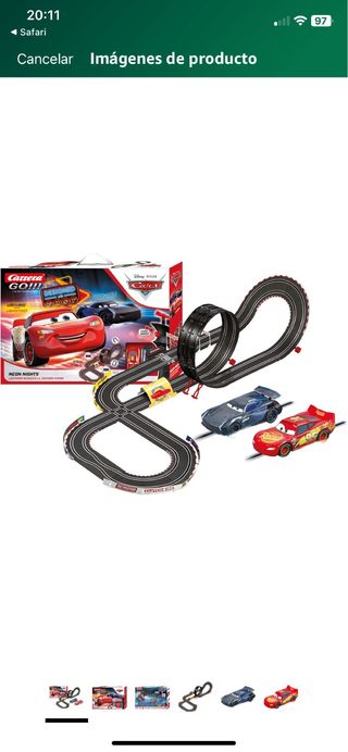 Coche Scalextric Disney Cars Neon Nights