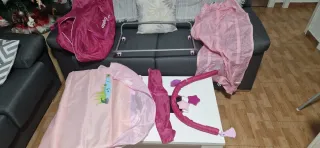 Cuna de viaje Asalvo Baby rosa