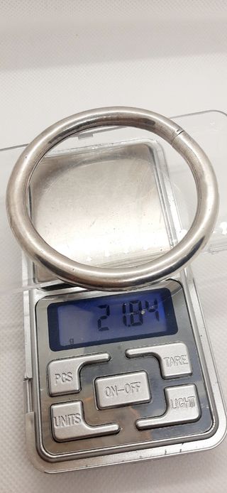 Bracciale rigido argento