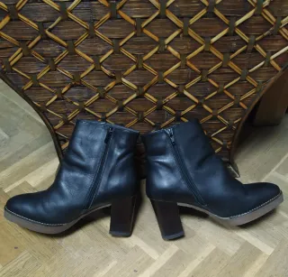 Botines piel tacón,n°  37