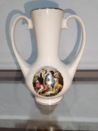 Jarrón porcelana vintage Cifpla Gijón