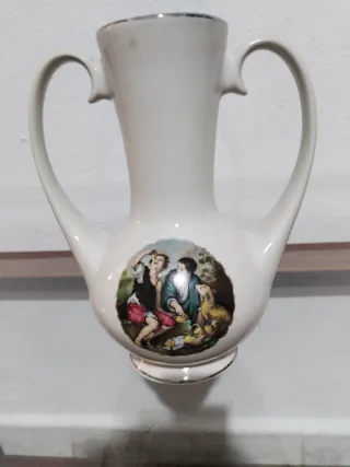 Jarrón porcelana vintage Cifpla Gijón