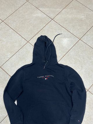 Felpa Tommy Hilfiger vintage blu