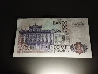 Billete 5000 pesetas 1979