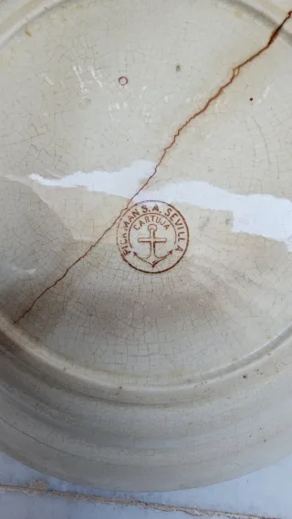 2 Platos Cartuja-Pickman Antiguos