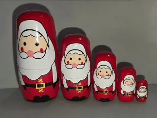 Muñecas Rusas Papá Noel