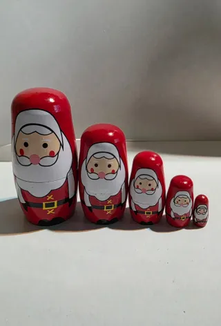 Muñecas Rusas Papá Noel