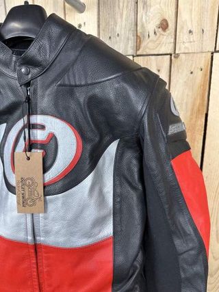 Chaqueta T-M De Moto Garibaldi Rojo Joroba 48
